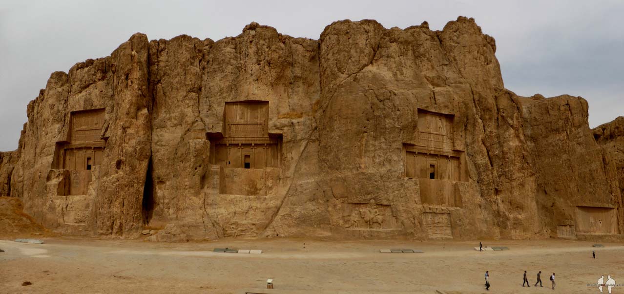 Pano, Necrópolis Naqsh-e Rostam, Shiraz, Irán