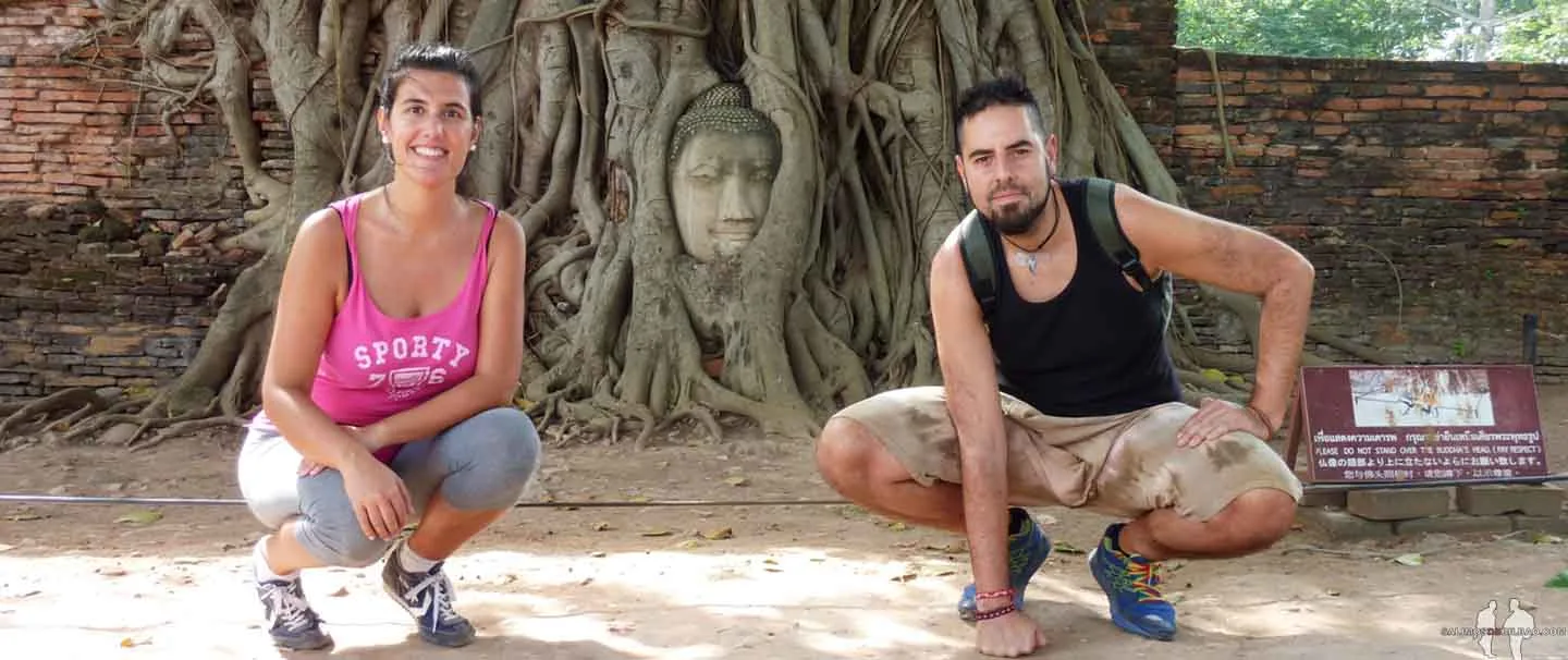 DIARIO Dos semanas en Tailandia por libre Katz y Saioa, Wat Mahathat, Ayutthaya