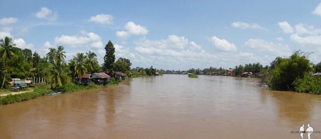 Panorama del Río Mekong en las 4000 islas, Don Det, laos
