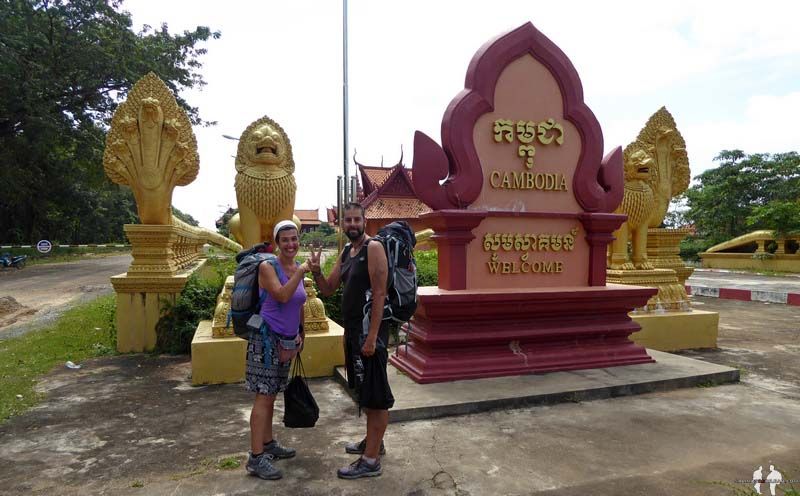 DIARIO Tres semanas en el SUDESTE ASIÁTICO por libre Frontera de Laos con Camboya