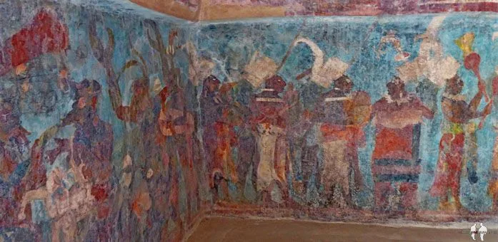 Pinturas, Ruinas de Bonampak