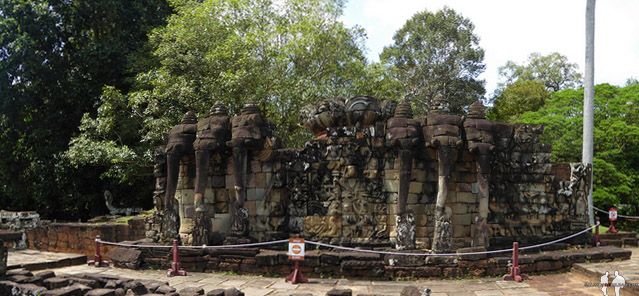 1230. Pano, Terraza de los Elefantes, Angkor, Siem Reap