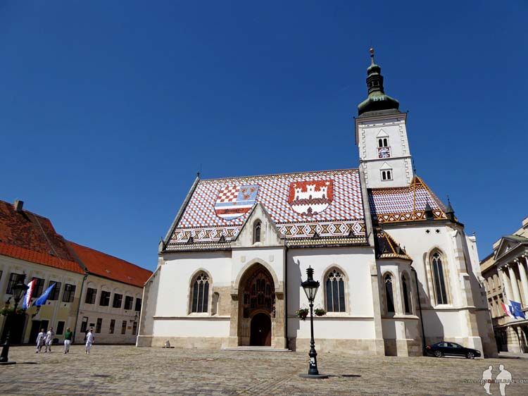 Iglesia de San Marcos, Zagreb, Croacia
