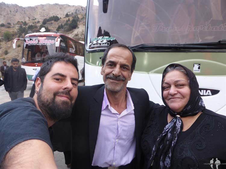 Aitas iraníes y Katz, Carretera de Amol a Teherán
