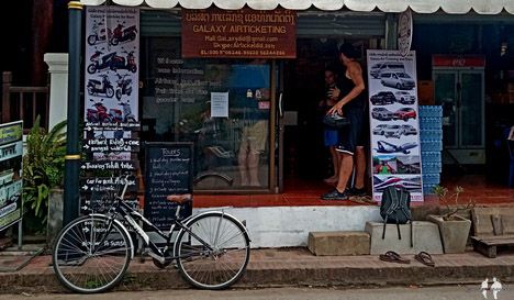 380. Katz, Tienda alquiler motos, Luang Prabang