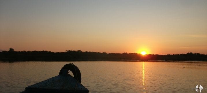 Amanecer en la reserva natural de Monterrico, Guatemala