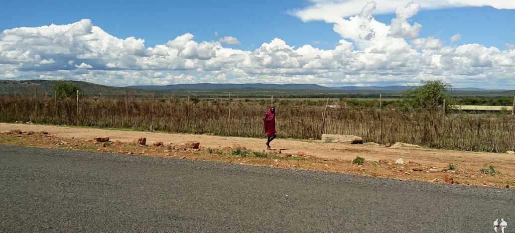 Carretera de Narok a Sekenani en 2019