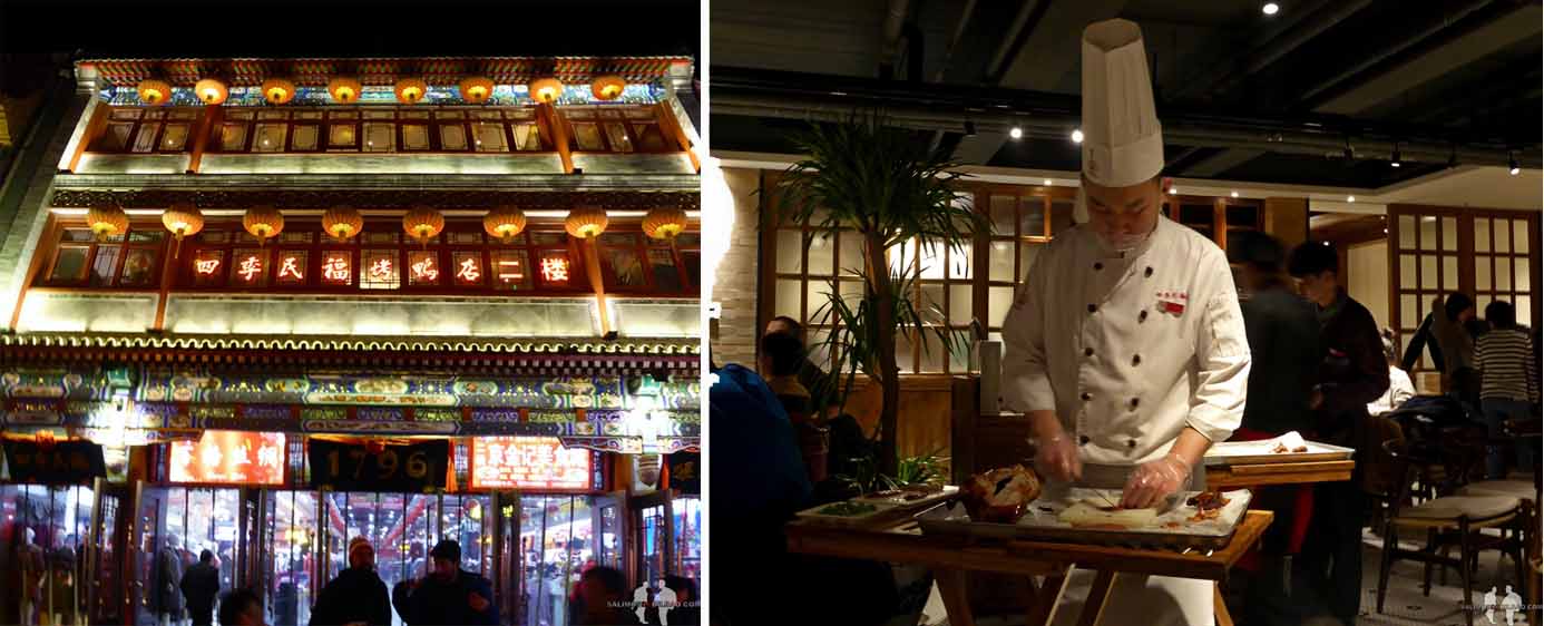 DIARIO Siete días en el TIBET y cuatro en CHINA Restaurante cena pato laqueado, Pekín