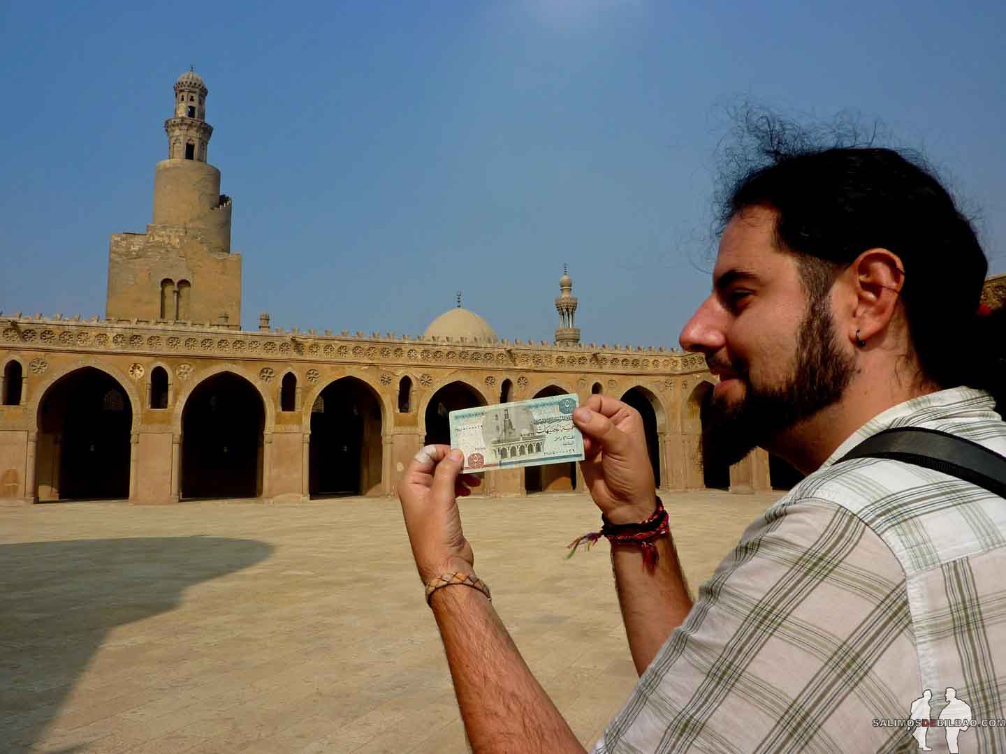 DIARIO Tres semanas en EGIPTO por libre Billete y Mezquita de Ahmad Ibn Tulun, Cairo