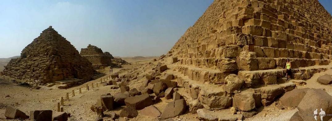 DIARIO Tres semanas en EGIPTO por libre Saioa, Pirámide de Micerinos