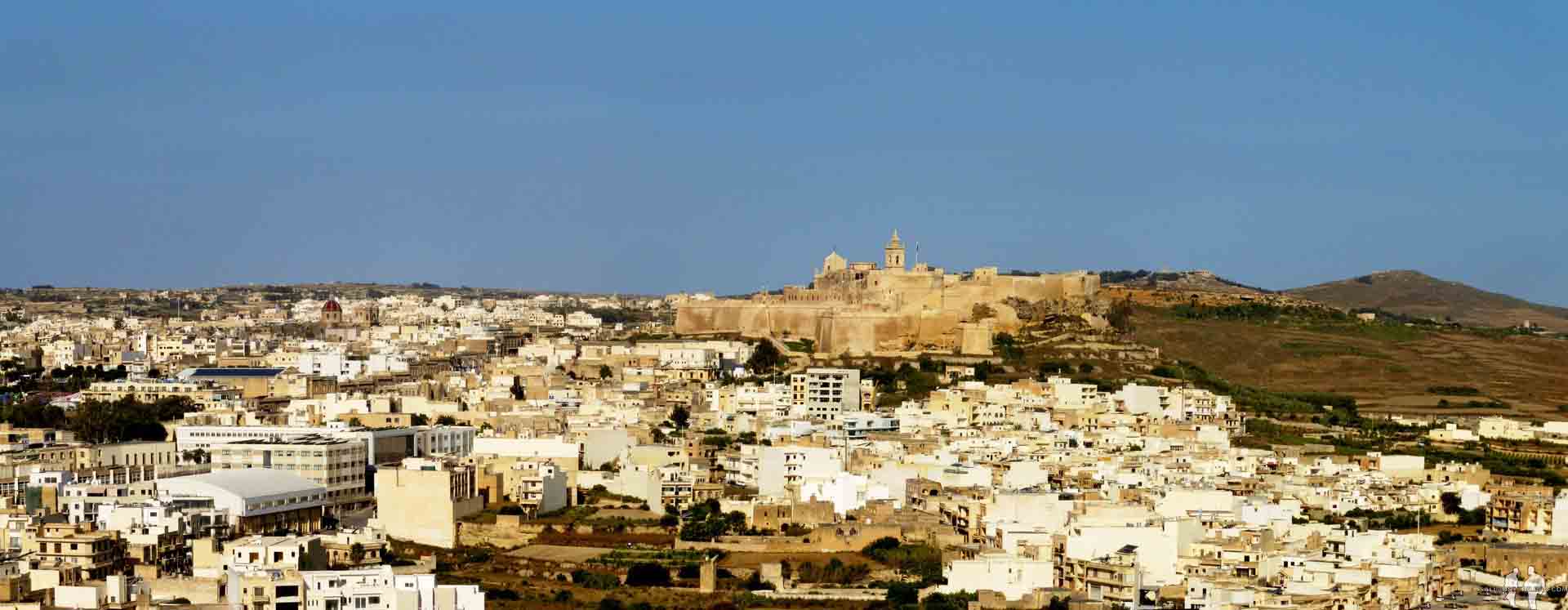 DIARIO Una semana en Malta por libre Pano, Ciudadela de Victoria desde Xaghra, Gozo