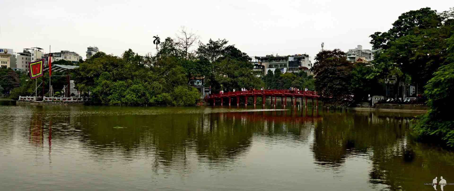 DIARIO Tres semanas en VIETNAM por libre, Lago Hoan Kiem, Hanoi